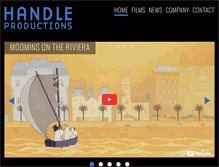 Tablet Screenshot of handleproductions.com